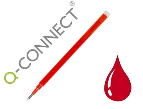 Recarga esferografica q-connect retratil kf11059 apagavel vermelho caixa de 3 unidades , Q-connect , 155270 , 5705831110595